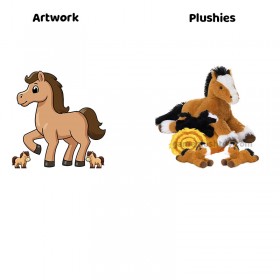 Stuffed Animals 21-Inch Large Horse & Pony Plush