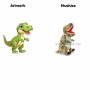 Dinosaur Plush 23.6-Inch Grey T-Rex