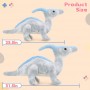 Parasaurolophus Dinosaurier Plüschtier, weiches Stofftier, ideales Geburtstags- und Weihnachtsgeschenk für Kinder