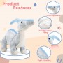 Parasaurolophus Dinosaur Plush Soft Stuffed Animal by toyard