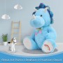 Plush Dinosaur 29.5-Inch Giant Triceratops