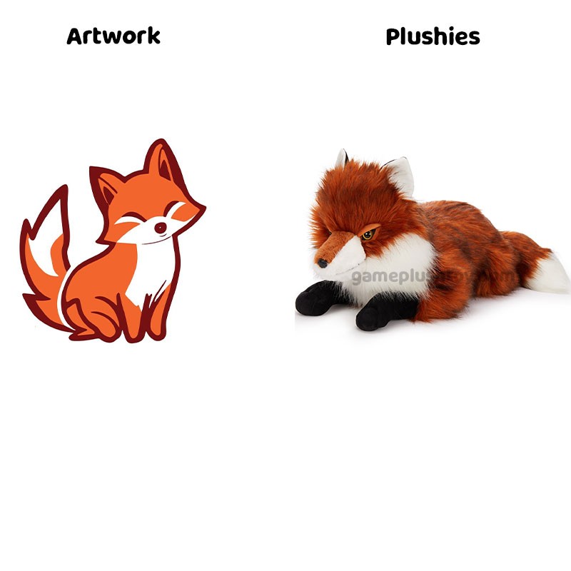 how to get Giant Fox Plush Wildlife Toy