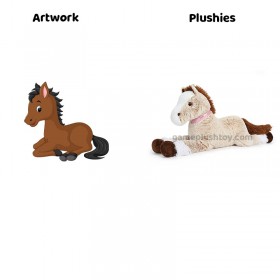 Plüschpferd Teddy XXL Weiches Kuscheltier für Jungen und Mädchen