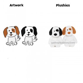 Peluche de caniche kawaii, juguete de perro súper suave, regalo para niños y coleccionistas.