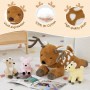 where to get Sika Deer Plush Toy Family Stuffed