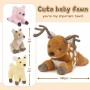 how to find Sika Deer Plush Toy Family Stuffed