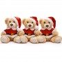 クリスマステディベア 中国製おもちゃメーカー 柔らかくて抱きしめたくなるサンタ衣装のぬいぐるみ 愛らしいホリデーギフト