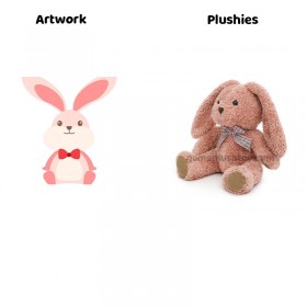 Festliches Osterhasen-Plüschtier, superweiches Osterhasen-Spielzeug für Kinder & Hasen-Kuscheltier