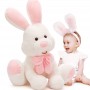 Large Rabbit Toy for Kids and Easter Decoration Bunny Gift