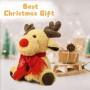 Schattig hertenknuffeldier van 9 inch in de vorm van een eland. Schattig zacht kerstcadeau voor jongens en meisjes.