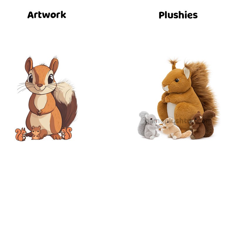 Eekhoorn Pluchen Speelgoed Vakantie Feest Gunst & Kinderkamer Decoratie Cadeauset