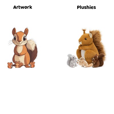 Eekhoorn Pluchen Speelgoed Vakantie Feest Gunst & Kinderkamer Decoratie Cadeauset