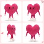 Heart Shape Plush Cute Soft Toy Stuffed Animal