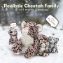 Snow Leopard Plush Set Soft Stuffed Animal by china