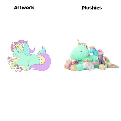 how to get Green Unicorn Plush Toy Unisex
