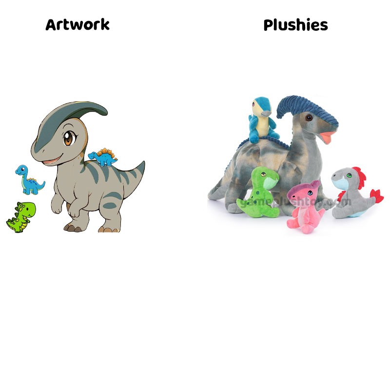 Jurassic Dinosaur Plush Toy Set
