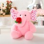 Valentine Elephant Plush Cuddly Stuffed Animal