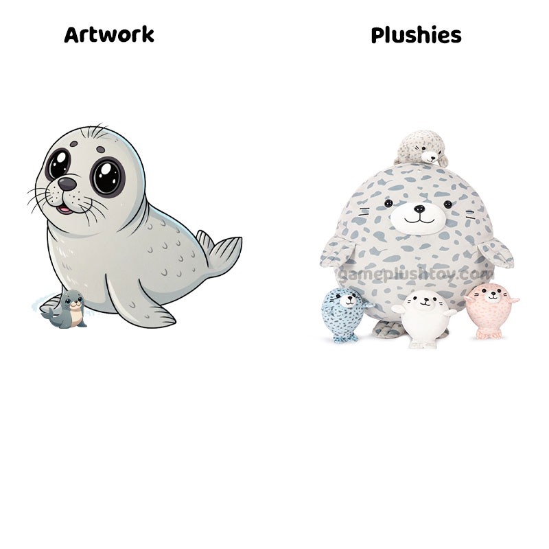 how to get Seal Plush Toy Arctic Ocean Plushie