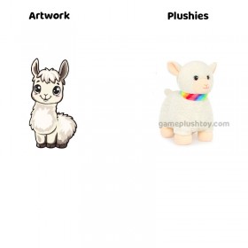 Ensemble de peluches pour maman lama avec 4 bébés lamas en coton, jouet en peluche pour fête d'anniversaire