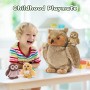 Owl Plush Toy Soft Cuddly Fluffy Stuffed Animal Gift for Home
