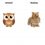 Owl Plush Toy Soft