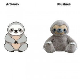 how to get Custom Sloth Plush Custom Soft Toy for Kids
