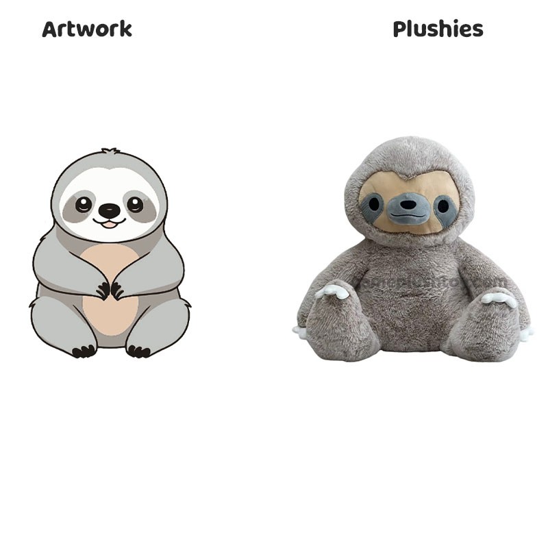 how to get Custom Sloth Plush Custom Soft Toy for Kids