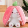 Custom Rabbit Plush Strawberry Kawaii Plush Doll by china