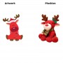 Reindeer Plush Toy Cute Colorful Animal Elk Plush