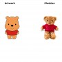 Custom Teddy Bear Plush Custom T-Shirt Logo