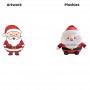 Christmas Plush Decor Holiday Plush Doll