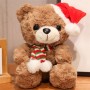 where to get Christmas Teddy Bear Plush Custom Logo Printed Stuffed Bear for Kids