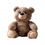 クマのぬいぐるみ 柔らかい茶色のぬいぐるみ 子供用 ギフト