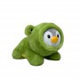 Peluche pingouin déguisé en grenouille, animal en peluche doux pour enfants
