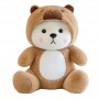 Capybara Bear Plush Toy Reversible Hat Soft Animal Gift Perfect for Parties