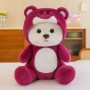 Strawberry Bear Plush Toy Reversible Hat Cartoon Plush