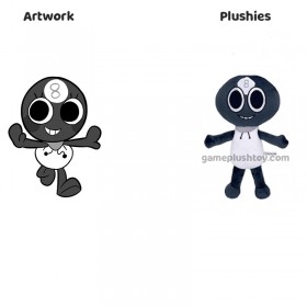 Poupée en Peluche Anime Dandy World Jouet en Peluche Kawaii Peluche Douce avec Détails Brodés