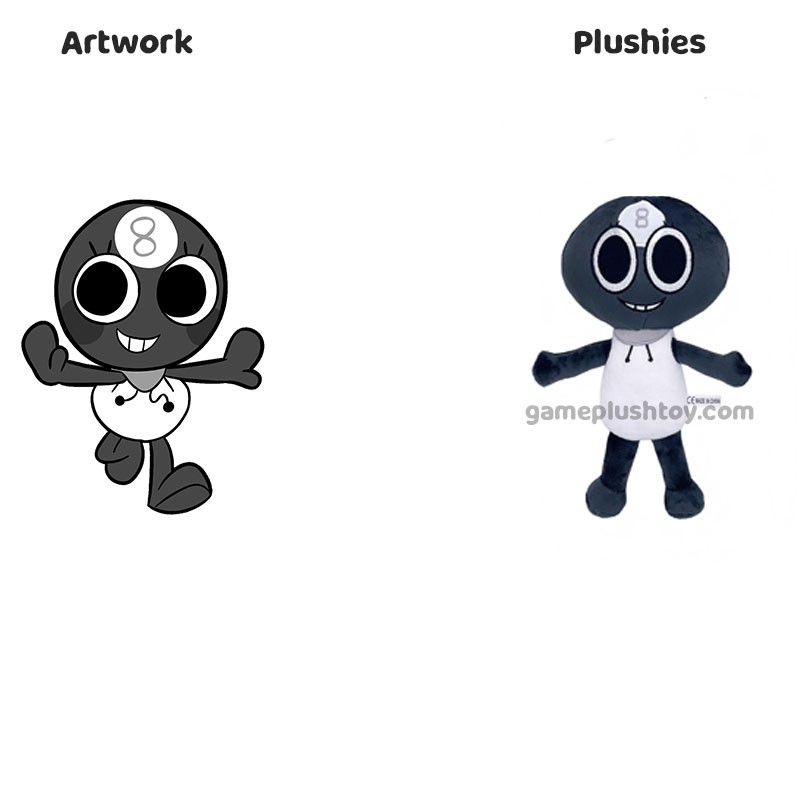 Plüsch-Anime-Puppe Dandy World Plüschtier Puppe Kawaii Weiches Plüschtier