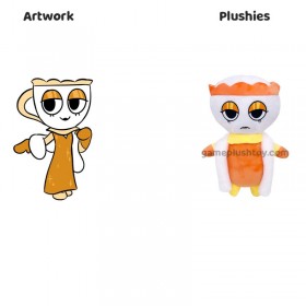 Poupée en peluche brodée, nouvelle peluche mignonne de l'anime Dandy World