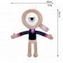 Embroidered Plush Doll New Cute Anime Dandy World Plush Toy Doll Soft Cotton Fabric