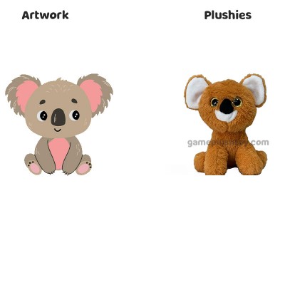 Peluche Koala Personnalisée Jouet en Peluche Mignon Cadeau d’Anniversaire pour Enfants