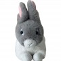 Lapin en peluche lesté, doux et personnalisé, adorable lapin de Pâques, cadeau pour enfants