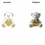 Juguete de Peluche Oso de Alta Calidad Peluche Suave para Niños & Regalos