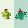 customized toy cactus plush pvz for game girl boy