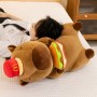 Peluche Capybara en gros, jouet lesté, usine d'animaux en peluche, Red Hat Hamburger