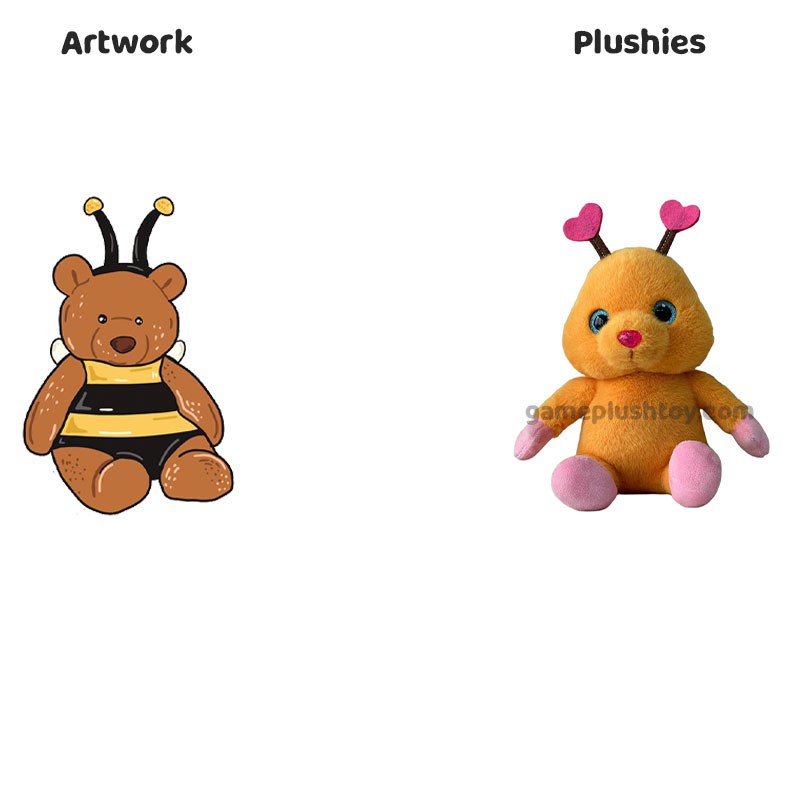 Custom Bee Plush Toy
