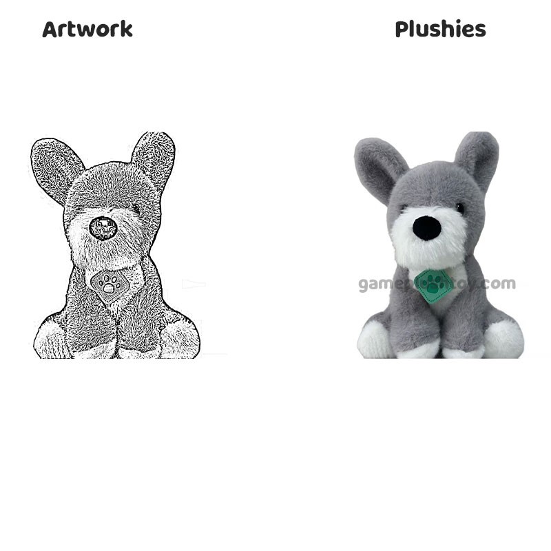 Interactive Plush Toy Soft Baby Dog Sleep