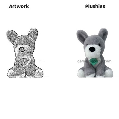 Jouet en peluche interactif doux pour bébé chien, animal en peluche pour dormir, cadeau pour enfants et adultes