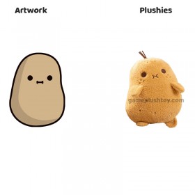 Peluche pomme de terre en gros, peluche moelleuse pour enfants