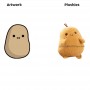 Potato Plush Toy Wholesale Fluffy Stuffed Plush Toy for Kids